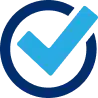 Blue checkmark icon used to highlight service list items
